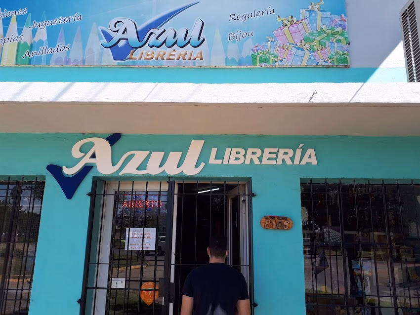 Azul libreria