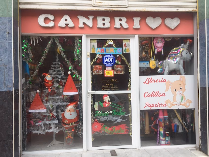 Cotillon librería papelera Canbri