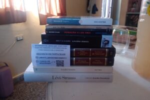 Librate libros en movimiento